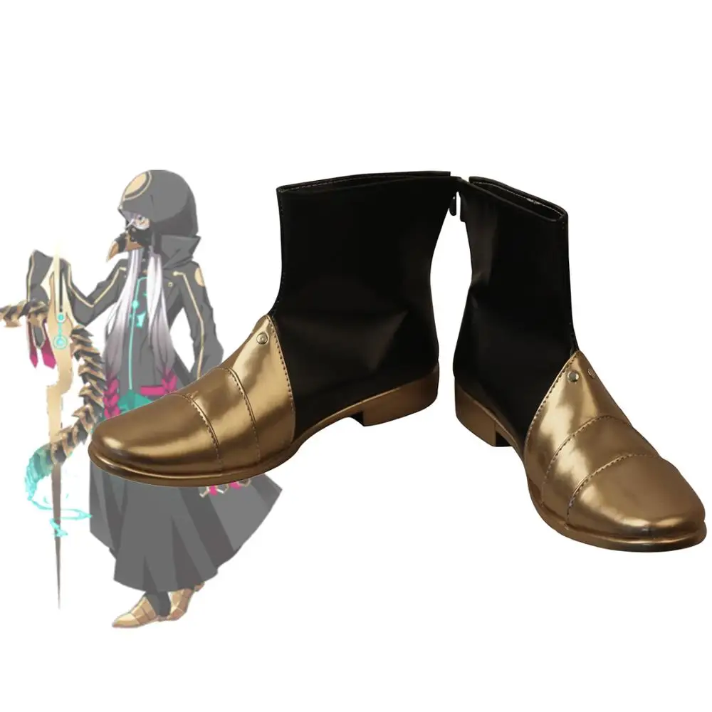 

Fate Grand Order FGO Asclepius Cosplay Сапоги кожаная обувь на заказ любой размер