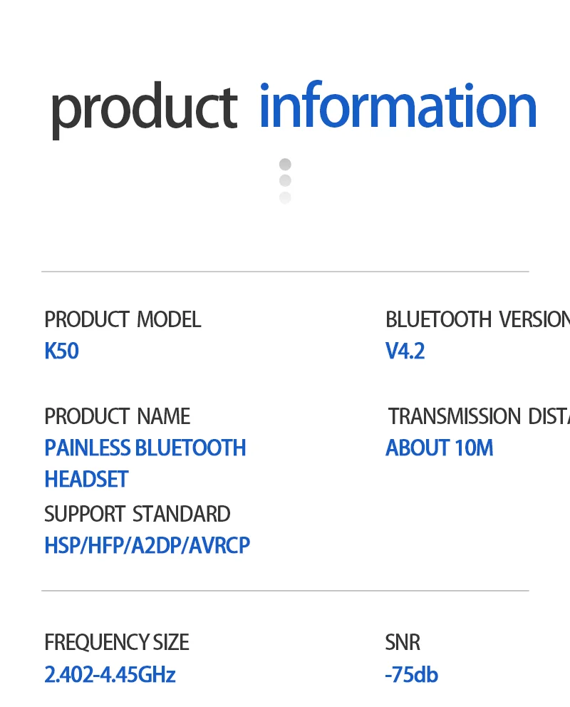 TWSEarphone K50 Bluetooth наушники Беспроводные Бизнес наушники спортивные стерео наушники с защитой от пота, шумоподавление гарнитуры