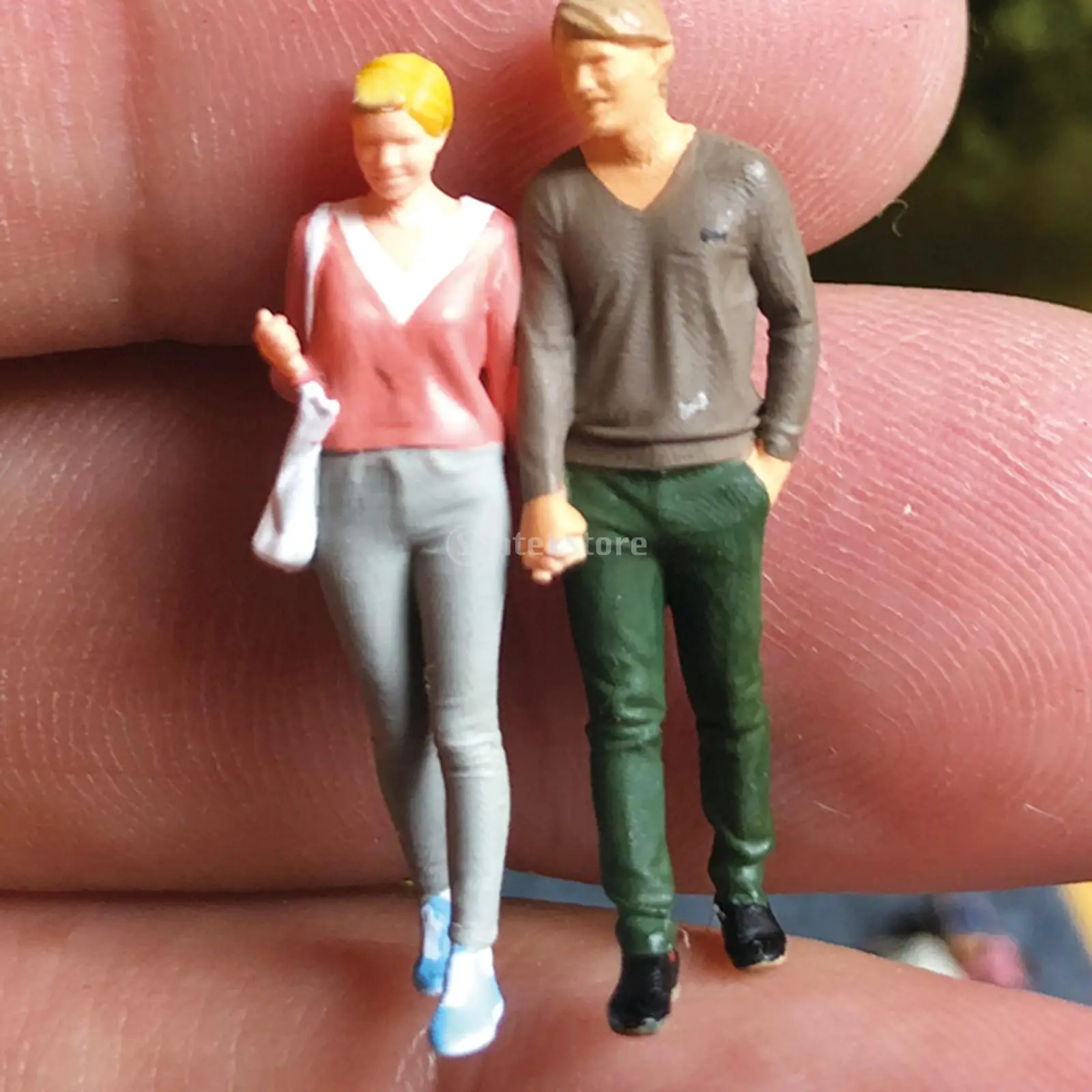 Миниатюрная модель в масштабе 1:64 Расписанная вручную парные фигурки раскладка