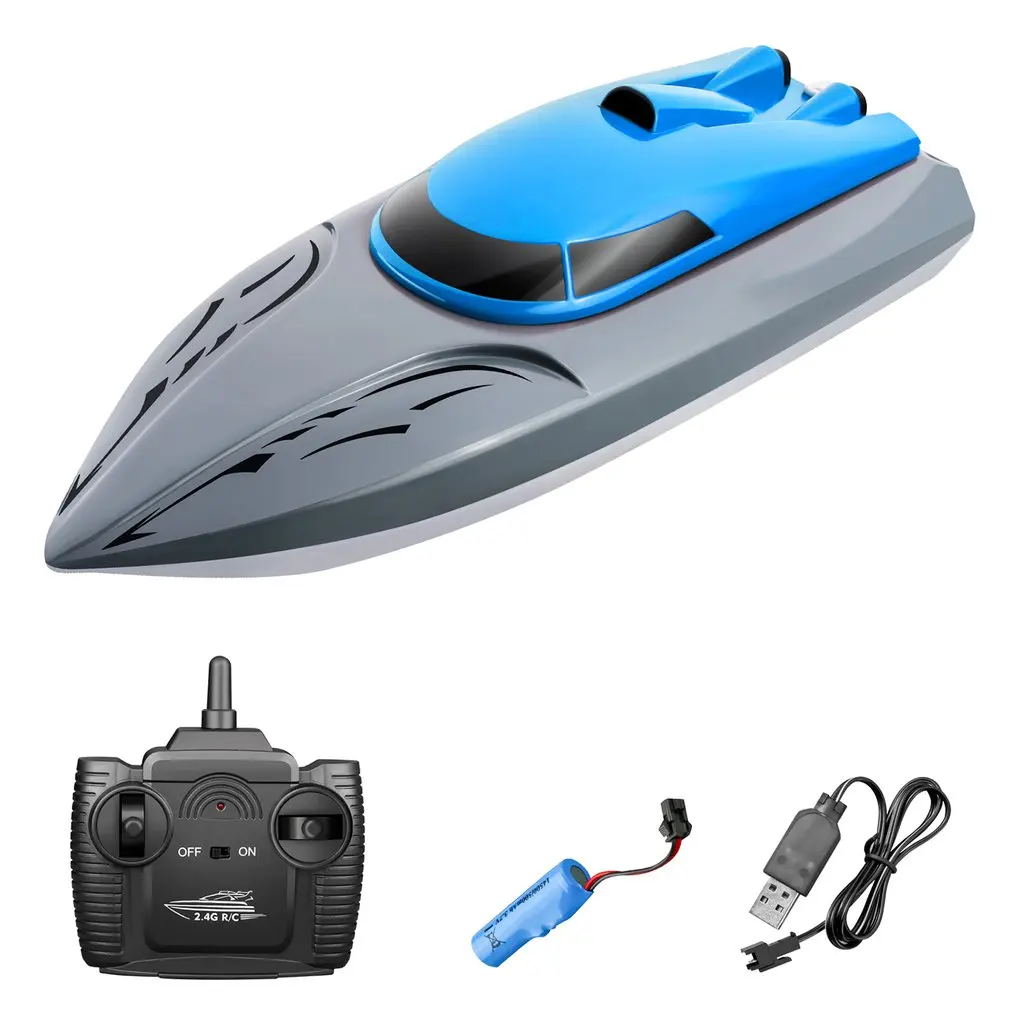 

806 2.4G RC Boat Remote Control Boat Waterproof Toy Dual motors 20KM/h High Speed RC Boat Racing Boat Gift for Kids