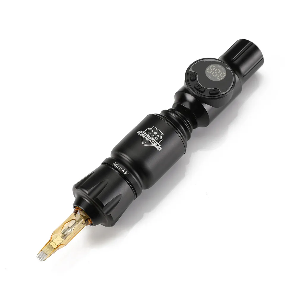 Rocket Mini Short Tattoo Pen Wireless Power Supply Rotary Tattoo Machine Set for Tattoo Cartridge