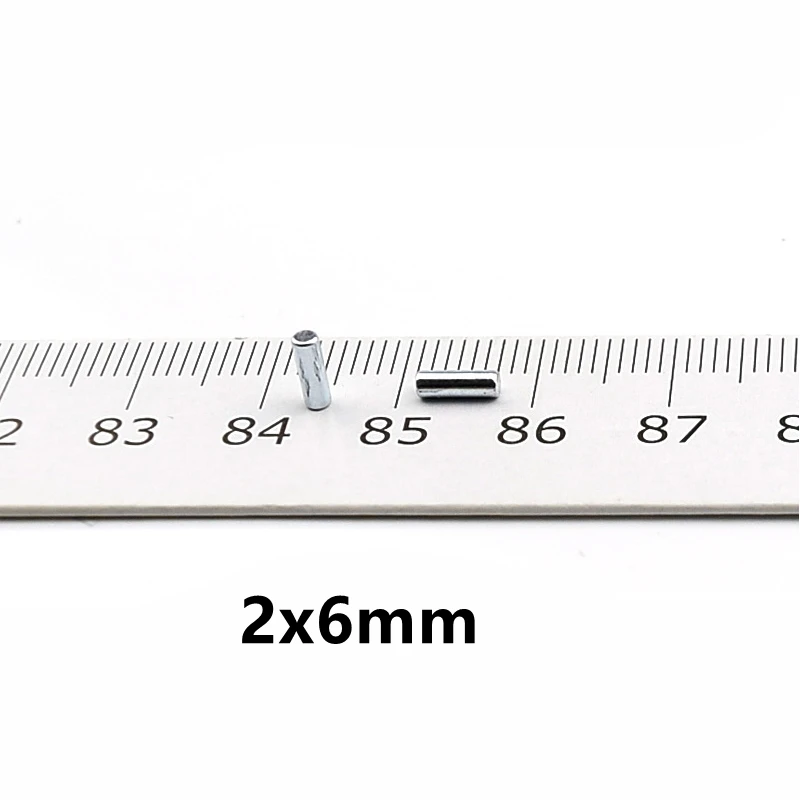 NdFeB Micro Magnet Cylinder Dia. 2x6mm Neodymium Sensor Magnets N42 Small Magnetics 200pcs-1000pcs