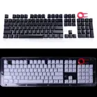 Набор низкопрофильных ключей для механической клавиатуры с подсветкой и кристаллами по краям, дизайн Cherry MX с клавишами Puller, 104 клавиши