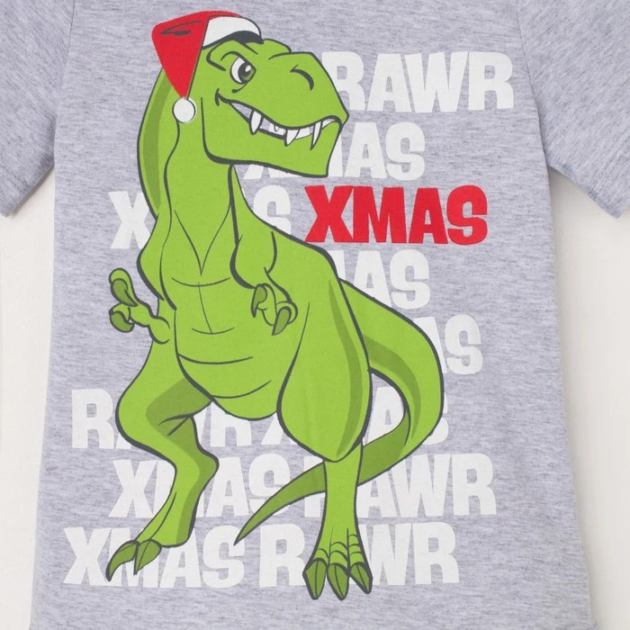 Футболка детская Kaftan Дино р36 рост 134-140 серый 4293867 |