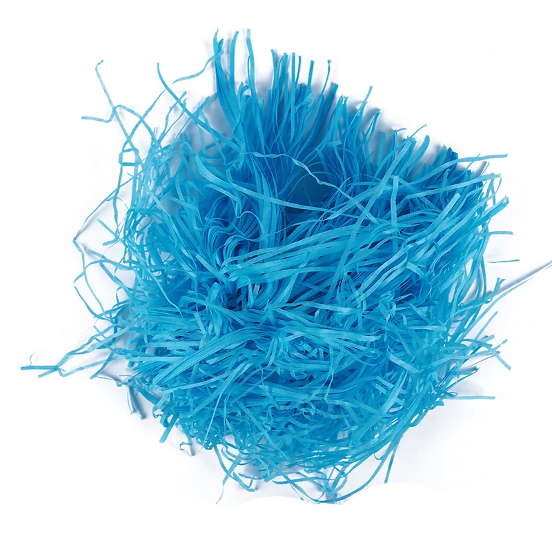 Крафт измельченная бумажная корзина Shred Shredded тканевая бумага наполнитель Трава