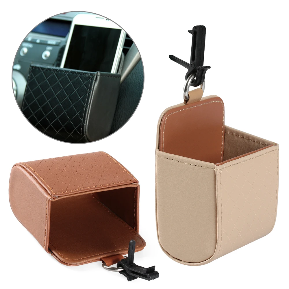 Чехол органайзер из искусственной кожи на заднее сиденье автомобильного