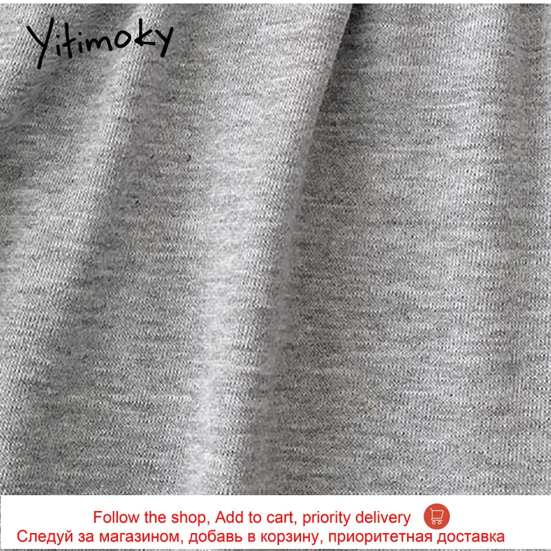 

Yitimoky Harajuku Button Vintage Side Split Skirt Womens Simply Casual Elastic High Waist A-Line Midi Skirts 2021 Spring New