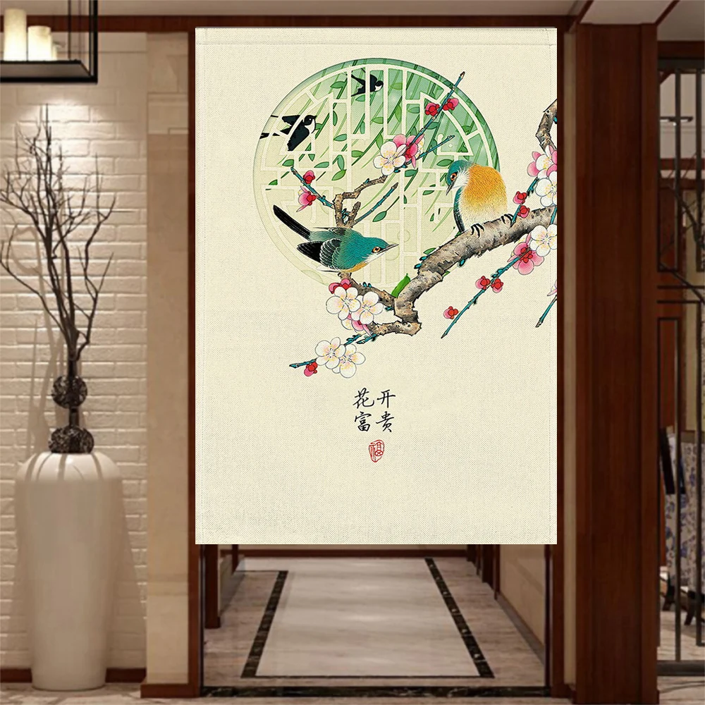 Китайская декоративная дверная занавеска Fengshui для дома кухни спальни ресторана