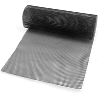 car black racing grills mesh aluminium alloy bumper vent metal rhombic grille net 3x6mm exterior accessories for bmw golf jeep