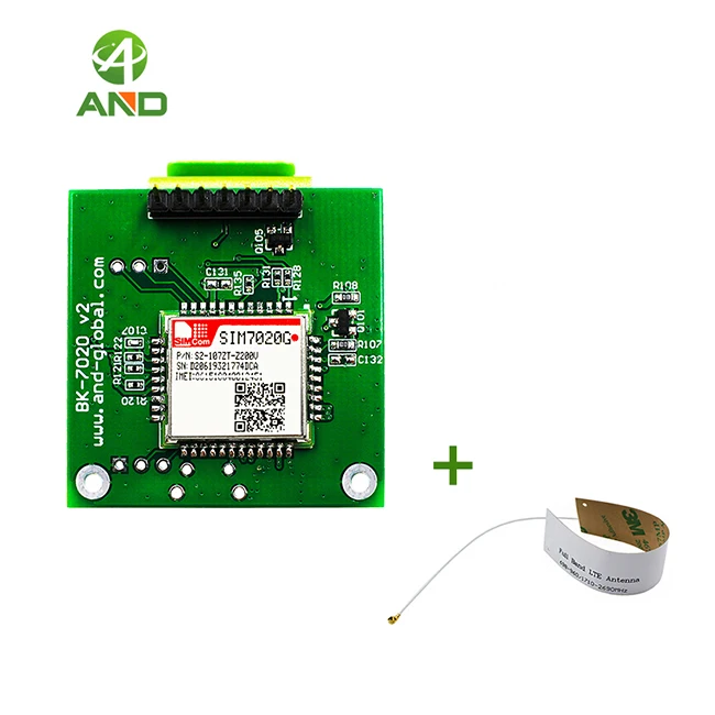 1 set with FPC ants Группа NB-IoT SIM7020G, BK-SIM7020G - Цвет: 1 set with FPC ants