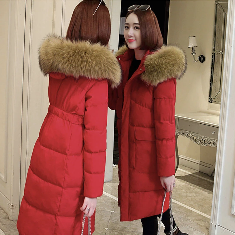 2019 зимний женский пуховик ультра светильник длинный рукав Теплый Женский