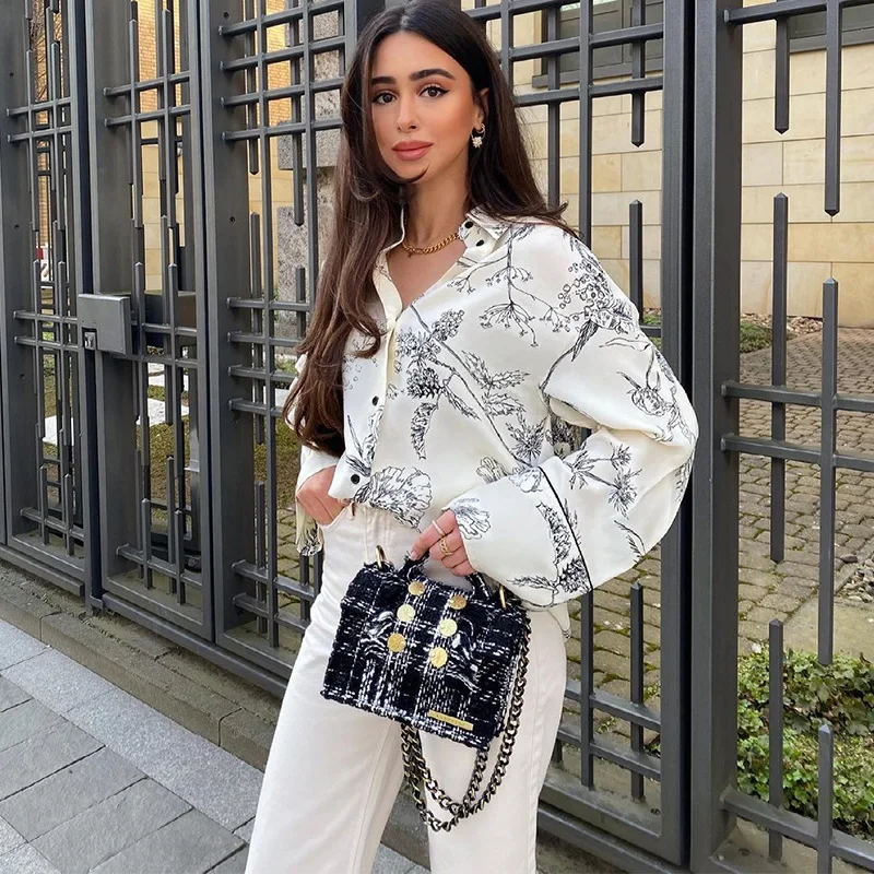 2021 Женский комплект 2 шт. свободная рубашка и брюки блузка широкие элегантные