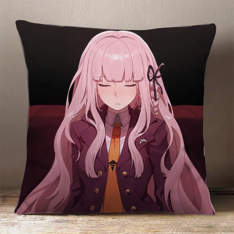 Плюшевая подушка для дивана в стиле аниме Danganronpa: Trigger Happy Havoc Kirigiri Kyouko 45 х см -