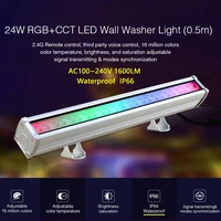 0 5m smart 24w rgb cct outdoor waterproof led wall washer light ip66 1600lm match with wl box1 can 2 4g wifi app rf control