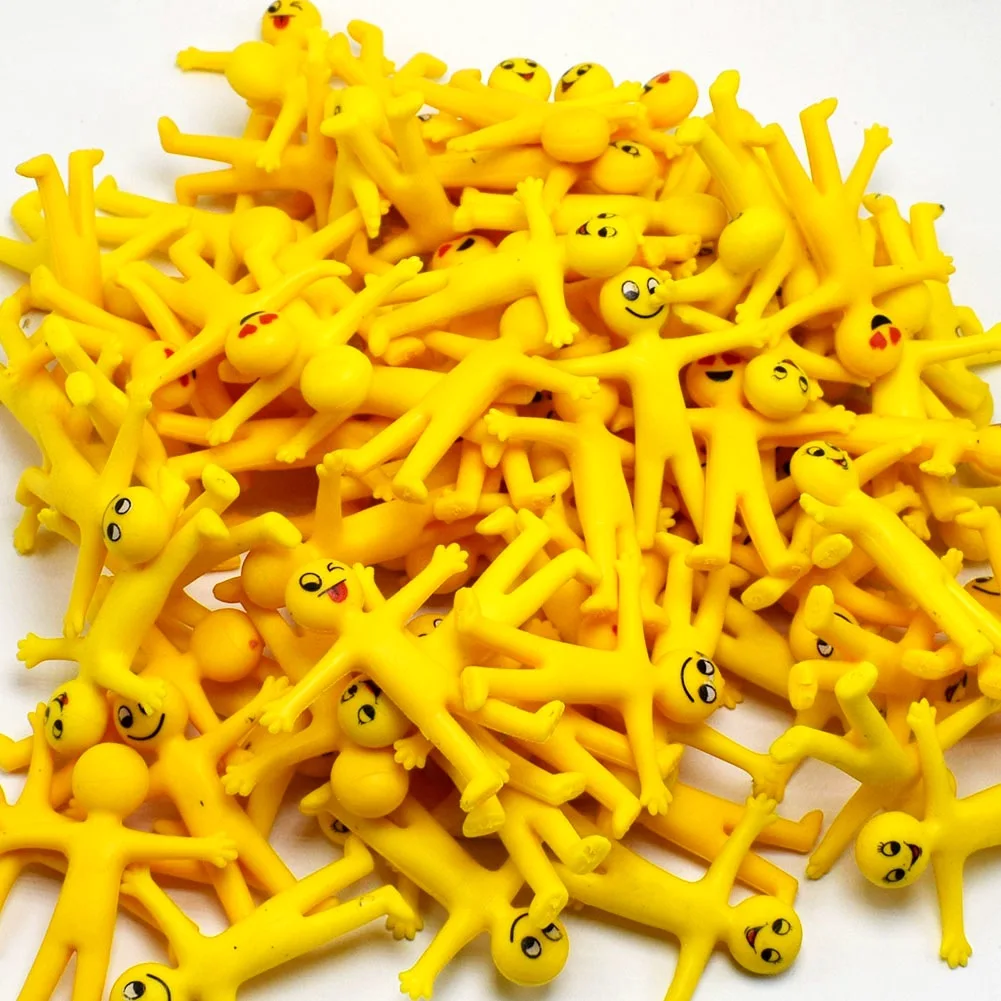 

10pcs/lot New Yellow Can Pull the Body Puppet Model for Kid Gift