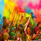 Разные цвета Новые 50 гпакет Цветной порошок для холи вечерние Новинка фестиваля игрушка радуга бег порошок Фотокабины реквизит сплошной цвет