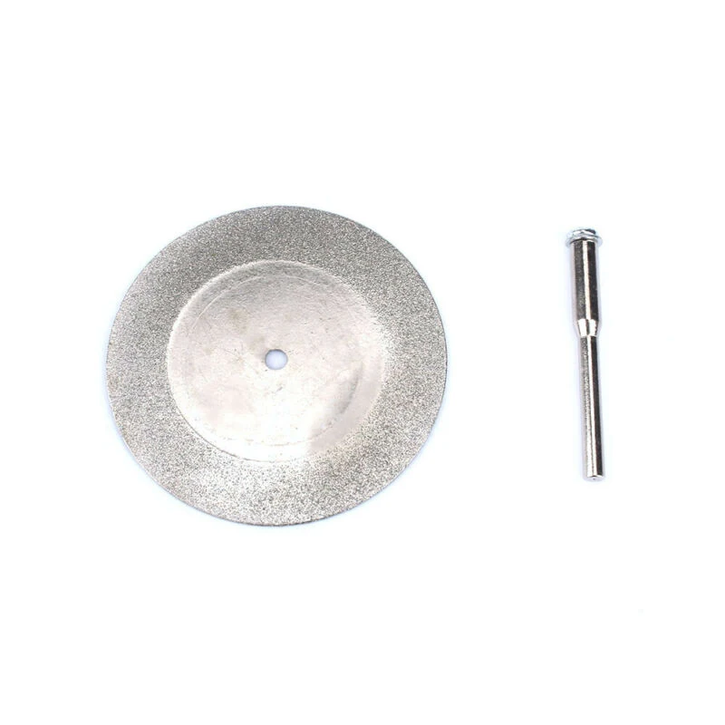 

2pcs 60MM Diamond Cutting Disc With Mandrel For Rotary Blade Drill Tools Parts