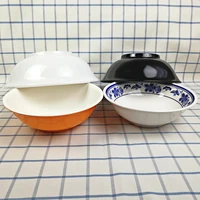 imitation porcelain bowl melamine dinnerware anti mouth bowl china restaurant rice bowl a5 melamine tableware soup bowl