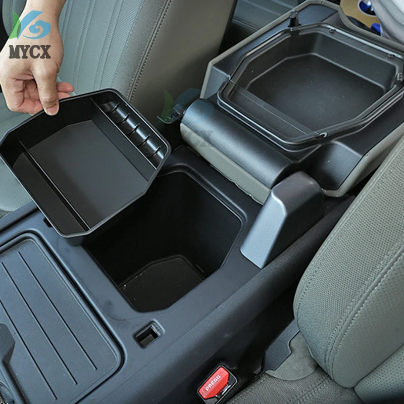 

MYCX For Land Rover Defender 110 20-2022 Black Car Central Storage Box Door Phone Glove Armrest Box storage box Car Accessories