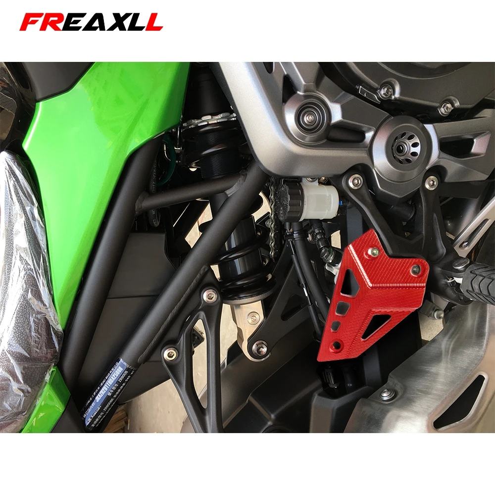 Z900 CNC алюминиевые Мотоциклетные аксессуары Пятки защитный кожух для ног Peg