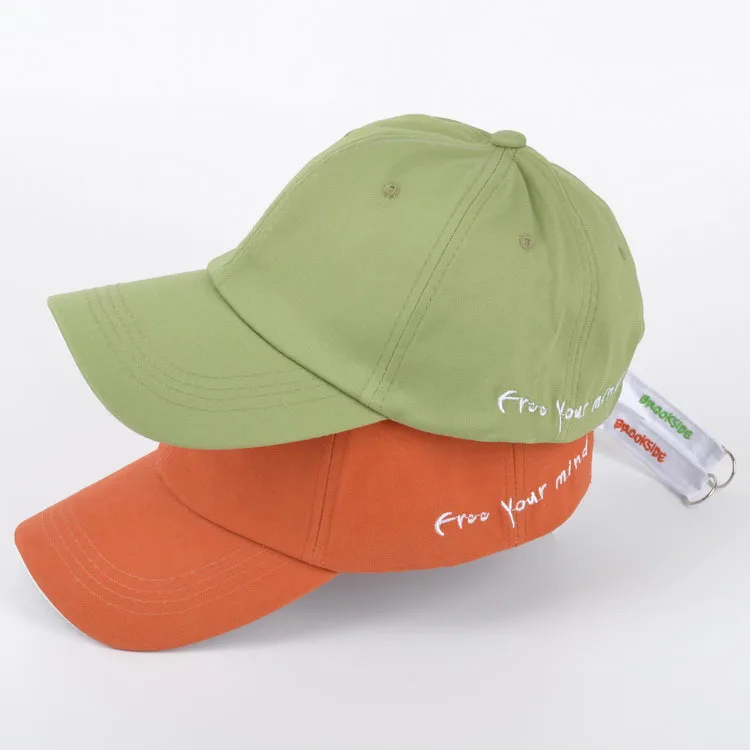 Бейсбольная шапка с вышивкой Free Your Mind крутая бейсбольная длинным ремешком для