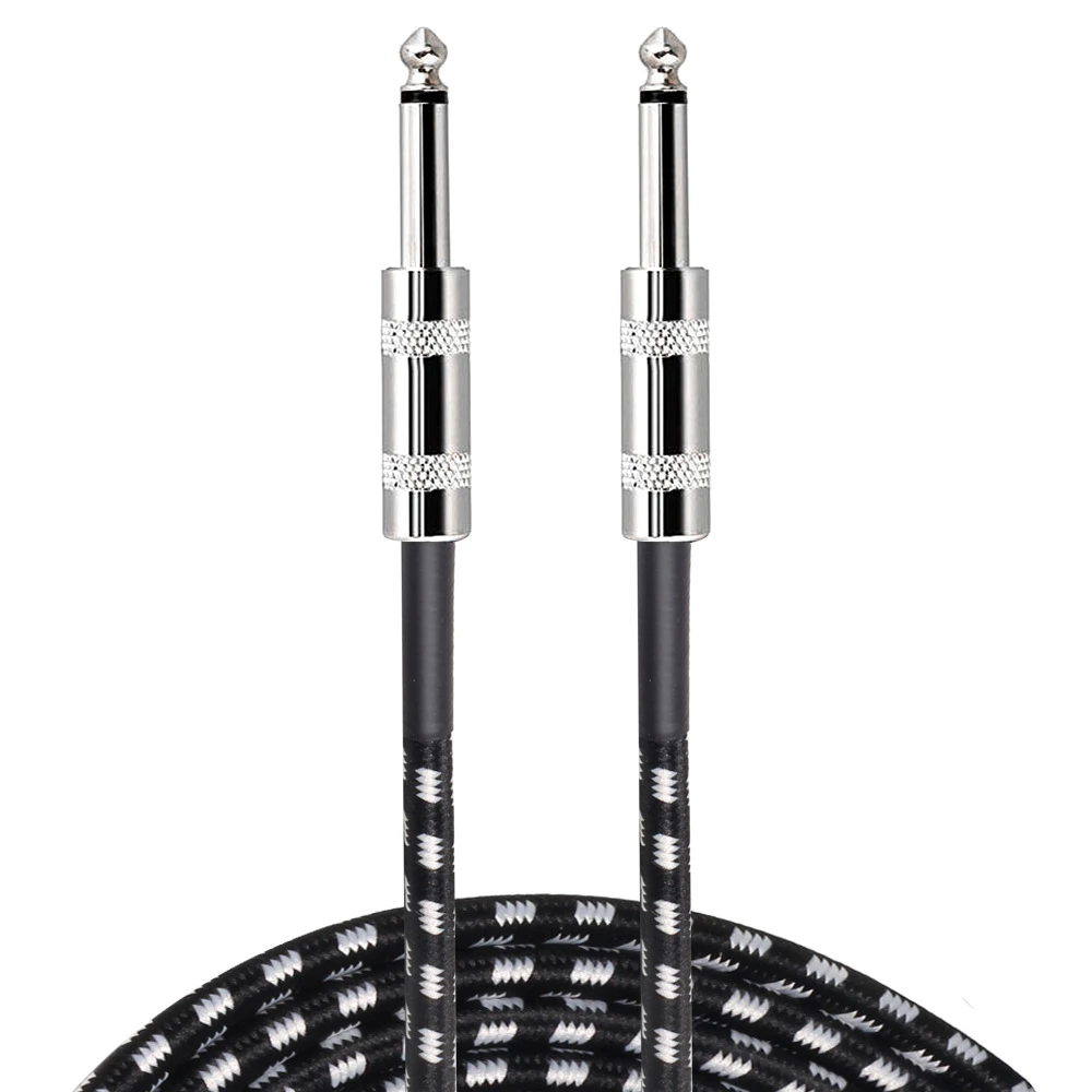 Кабель для электрогитары NOSYA 3 м 6 бас проводник акустический эффект локоть прямая