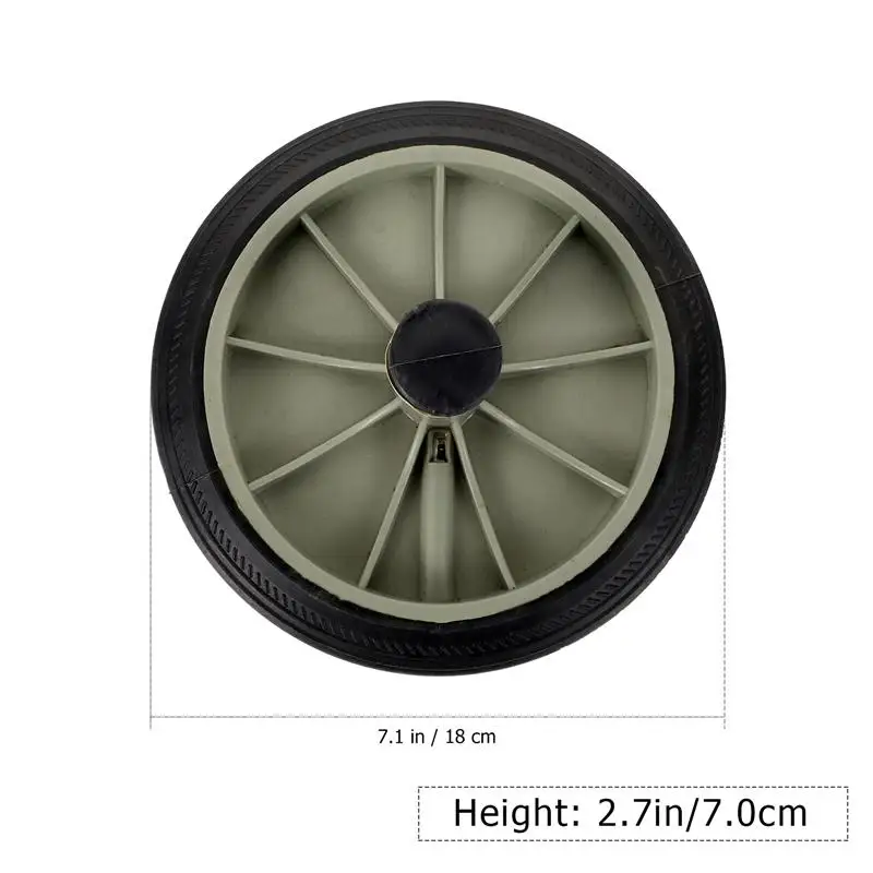 

2Pcs Trash Can Wheels Trash Can Pulley Garbage Can Wheels Rubber Wheels