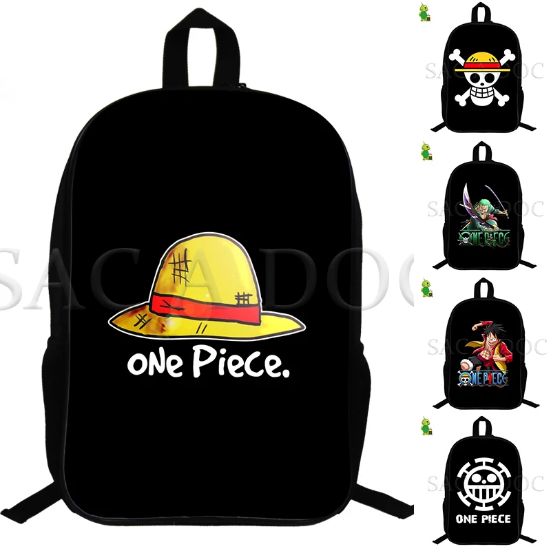 Аниме one piece D. luffy рюкзак для мальчиков и девочек Mochila школьные сумки для подростков 14,5 дюймов Рюкзак на заказ дорожные сумки