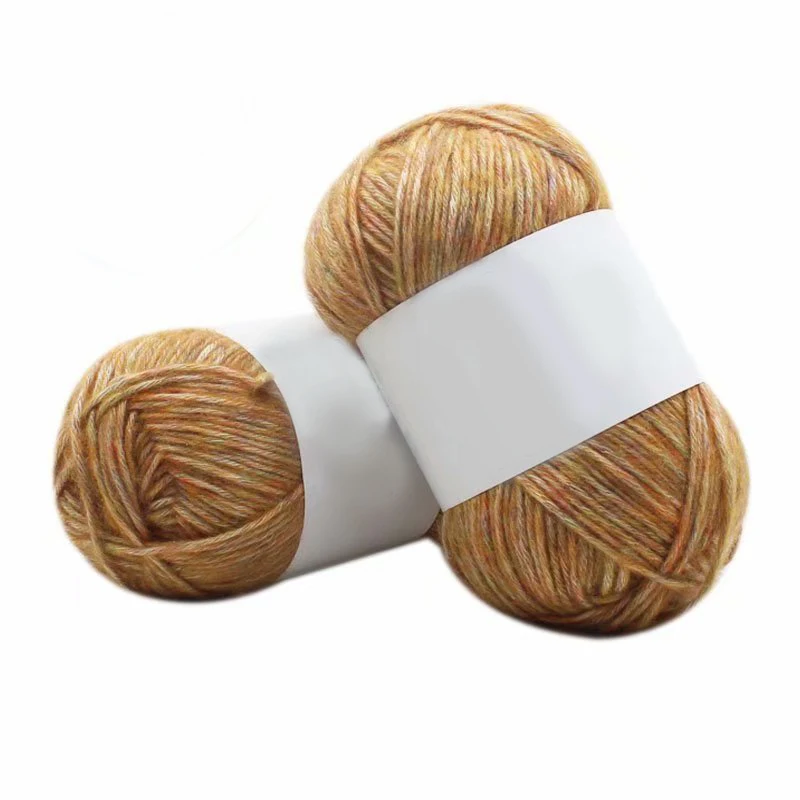 100 г/шар шелковая хлопчатобумажная пряжа для вязания крючком рукоделие Толстая