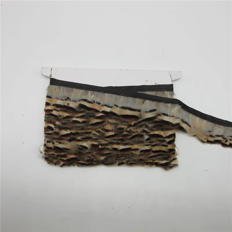 Оптовая продажа 10 ярдов/лот перо фазана отделка для швейной фурнитуры