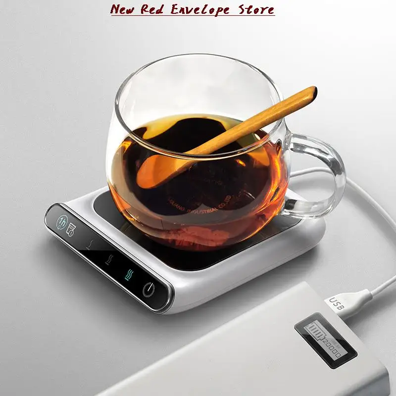 

USB-чашка с подогревом, чашка с подогревом, настольная подставка с подогревом для кофе, молока, чая, с 3 регулируемыми температурами