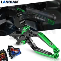 motorcycle accessories adjustable extendable foldable brake clutch levers for kawasaki versys 1000 versys vulcan 650cc 2015 2019