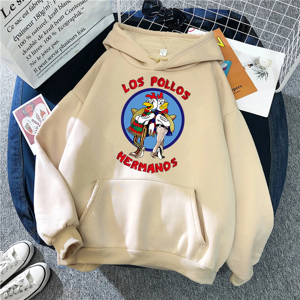 

Hot Breaking Bad Los Pollos Hermanos Hoodies Men Women Streetwear Fashion Print Sweatshirt Hoodie Harajuku Ovresized Tops Unisex