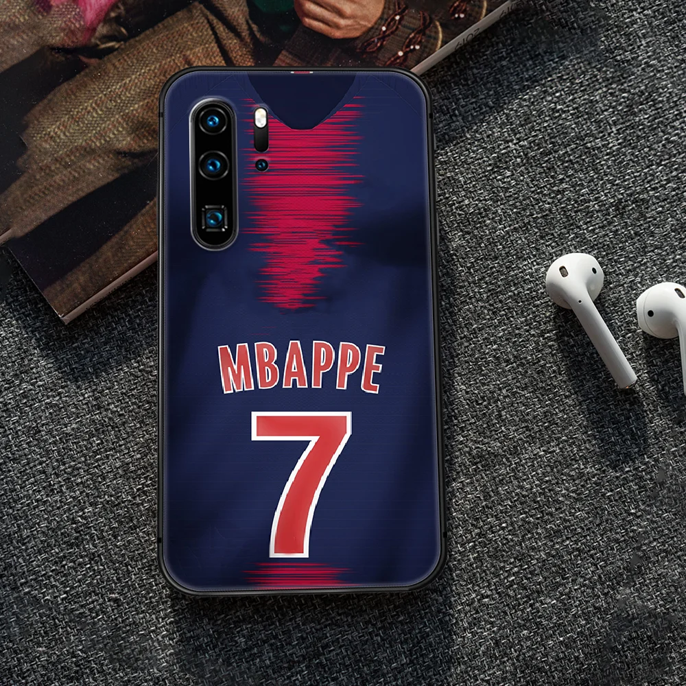 

Mbappe football 7 Phone Case For Huawei P Mate 10 20 30 40 Lite Pro smart Z 2019 nova 5t black Cover Silicone Bumper Tpu Coque