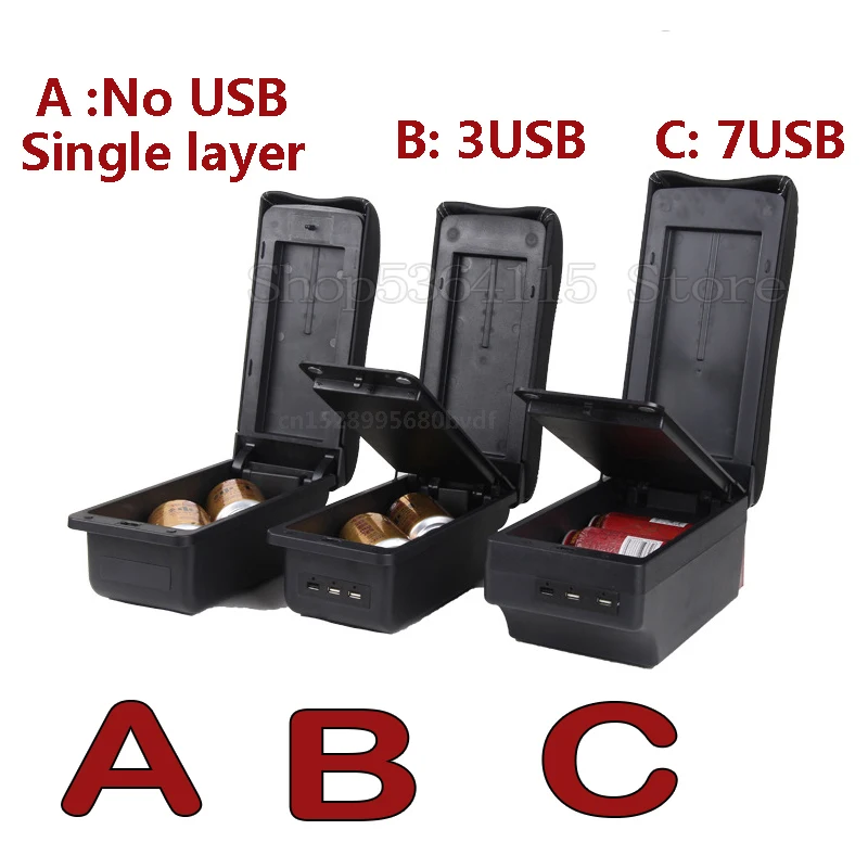 

For KIA Rio 4 Rio X-line armrest box central Store content box car-styling accessories