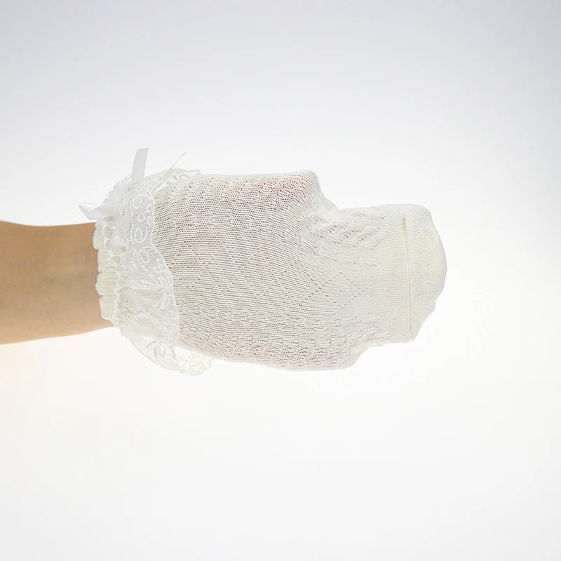 

5 Pairs New Summer Plain White Mesh Retro Breathable Lace Ruffle Frilly Ankle Short Kids Princess Baby Girl Socks