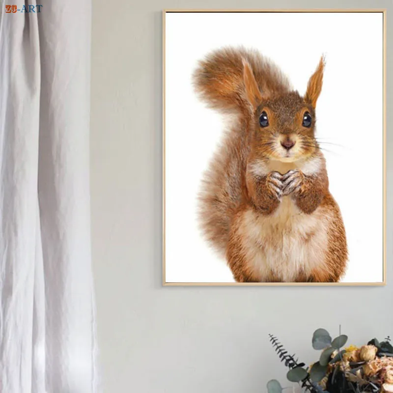 Без рамки Детский комбинезон с принтом Медведь изображением лисички Белочки