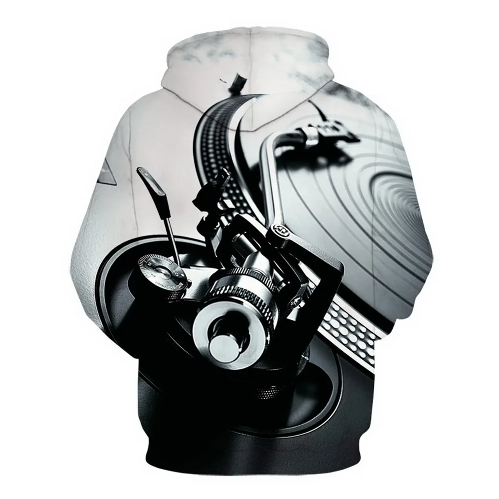 Новинка 2020 музыкальная Механическая толстовка с 3D рисунком мужские и женские