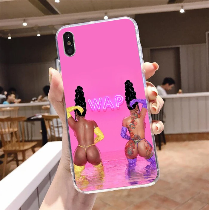 Новый альбом WAP гом. Чехол с жеребцом для iPhone 6S 8 8Plus X 7 7Plus XS 11pro прозрачный мягкий