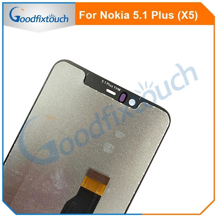 10 Uds pantalla LCD para Nokia 5,1 m&aacute;s 5,1 m&aacute;s X5 pantalla LCD Digitalizador de pantalla t&aacute;ctil Assmebly para Nokia X5 piezas de repuesto-4