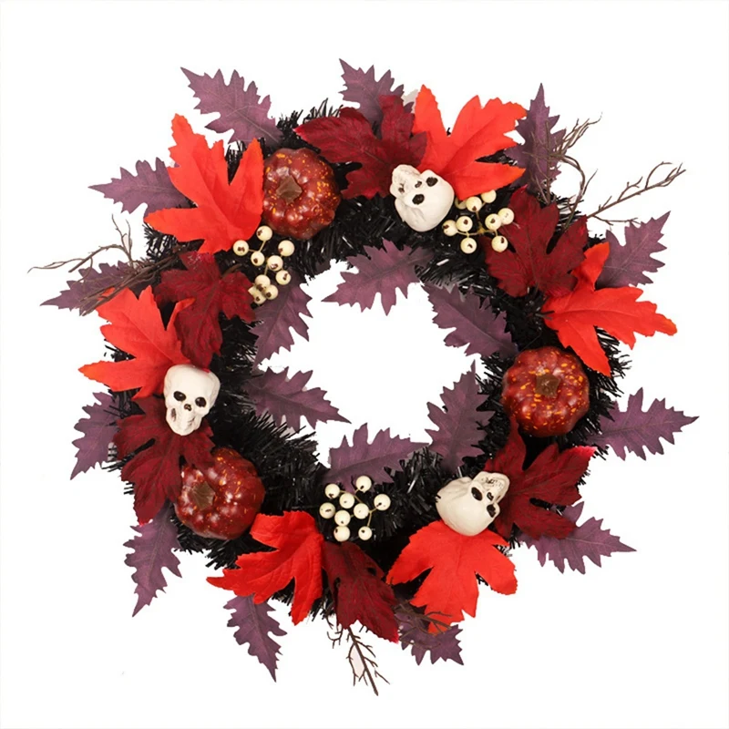 

Украшение на Хэллоуин, дверной венок, тыква, Череп, кулон-венок, окно, дверь, подвесной сад, порог, двор