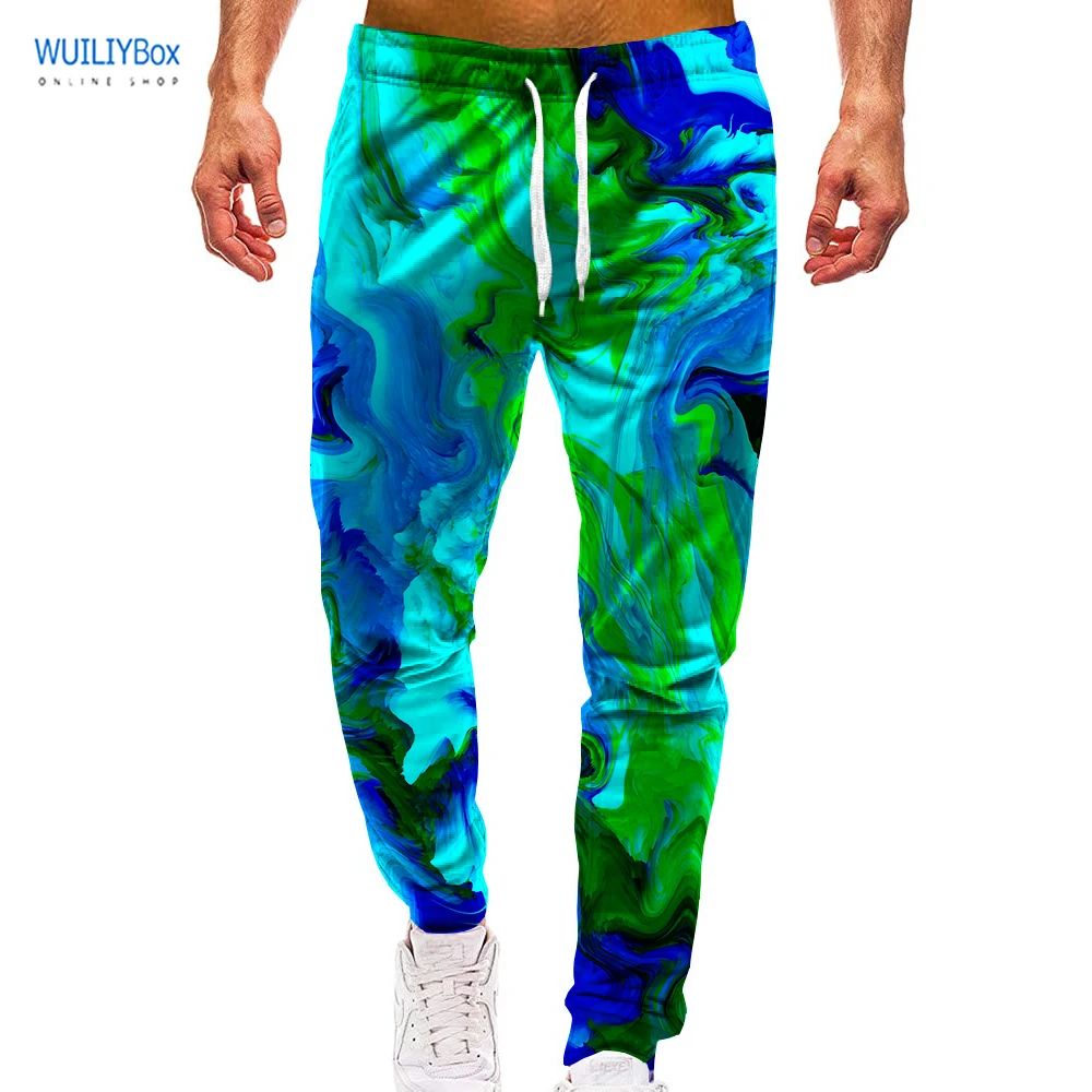 Спортивные брюки-джоггеры унисекс с 3D рисунком модные повседневные брюки