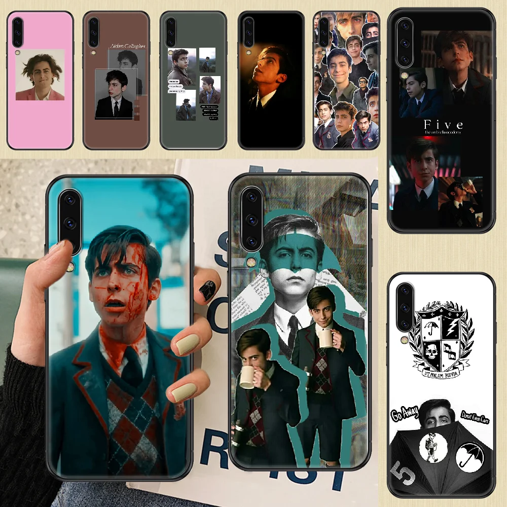 Чехол для телефона с зонтом Академия пять Aidan Gallagher Samsung Galaxy A 3 5 7 8 10 20 21 30 40 50 51 70 71 E S