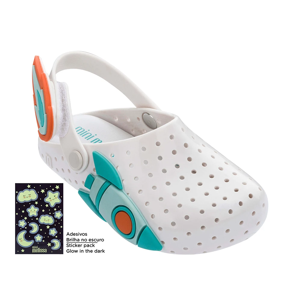 Светящиеся сандалии Mini Melissa 2020 для девочек и мальчиков детские дышащие