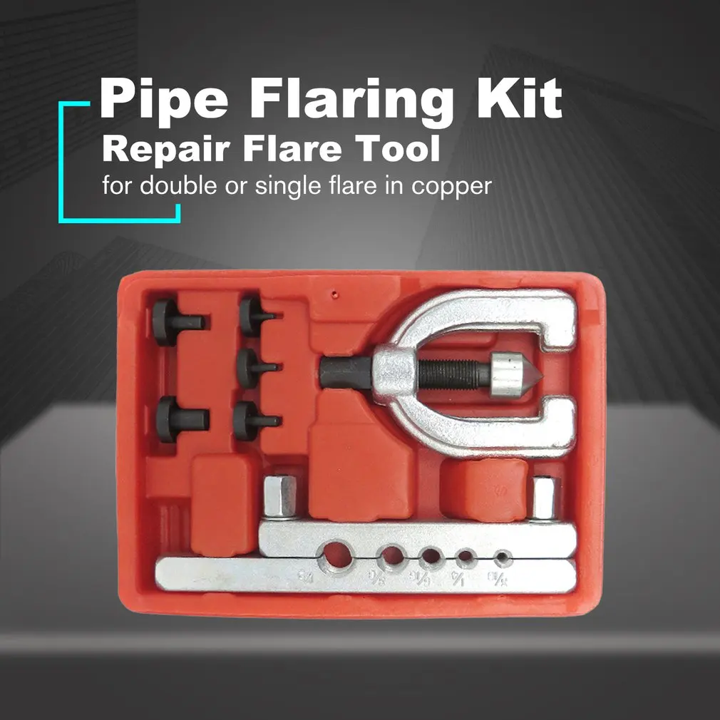 Набор инструментов для двойного фларирования тормозных трубок и трубопроводов топливной системы для автомобилей.