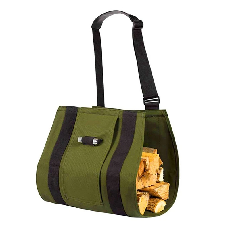 

Timber Storage Bag, Firewood Storage Bag, Canvas Firewood Bag, Logging Transport Bag Best Firewood Carrier Bag