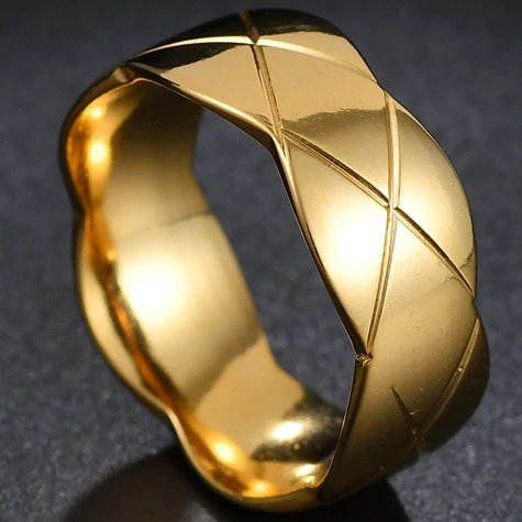 8MM CRing Gold MeMolissa мужское кольцо пожарного из нержавеющей стали, тонкое кольцо с голубой линией, высокое качество, кольца с красной линией, Прямая поставка - Цвет основного камня: 8MM CRing Gold