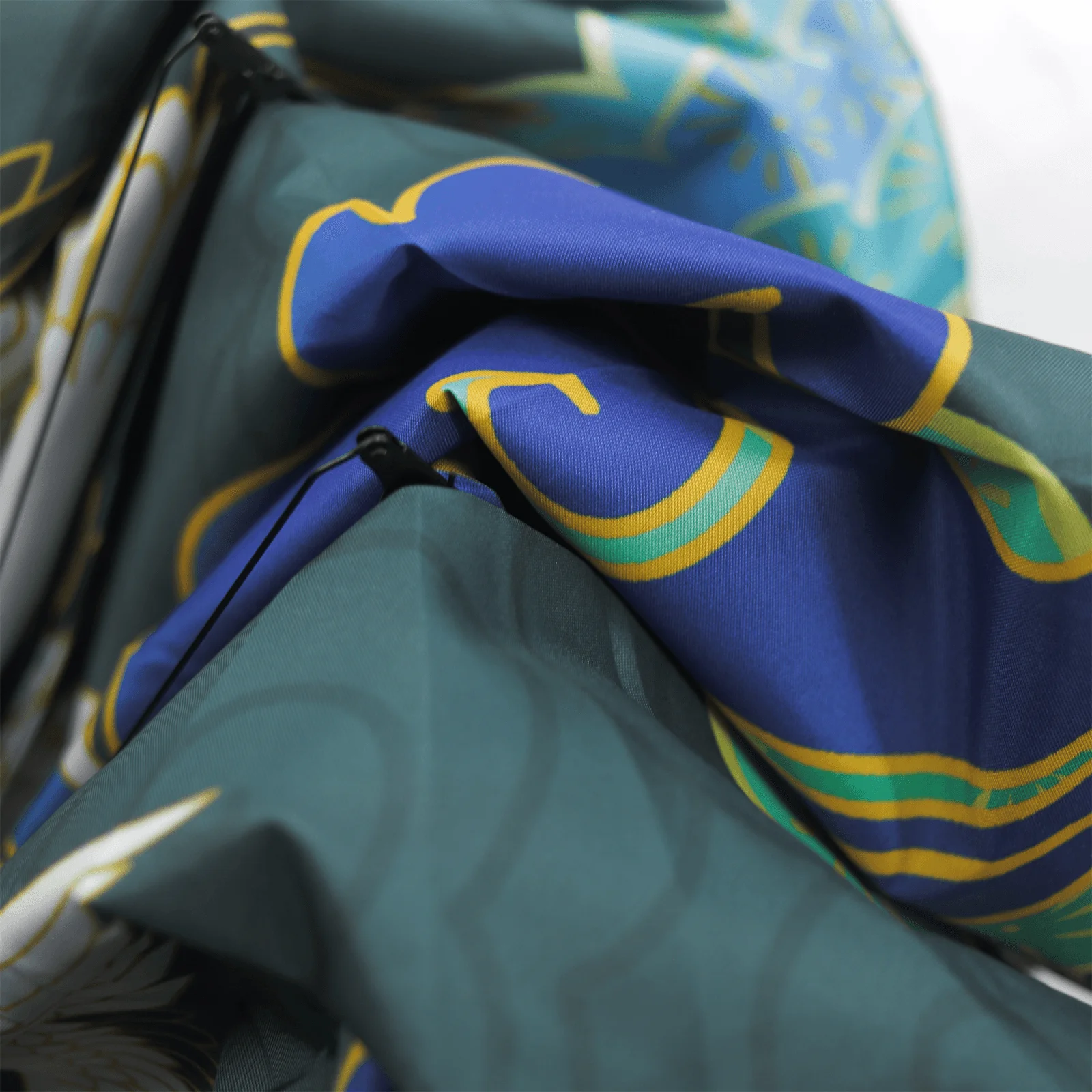 Зонт складной зонт в три сложения китайском стиле двухслойный виниловый