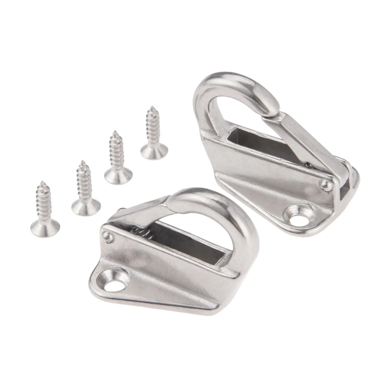 2 предмета 43 мм Морской сорт Нержавеющая сталь 316 лодка Fending крыло пружинный Крюк