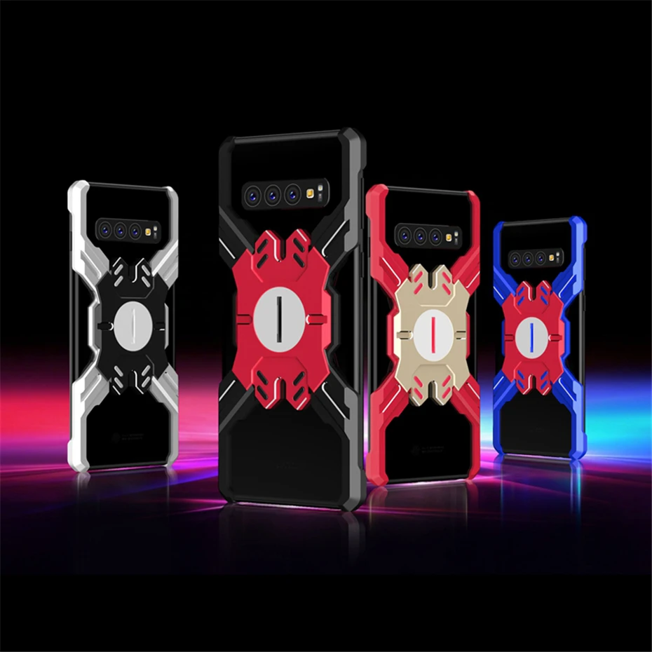 

For Samsung S10 Plus Case S9Plus S10E Alumium Metal Mechanical Arm Armor Phone Shell Cover for Samsung S9 Plus Note 9 8 A9 2018